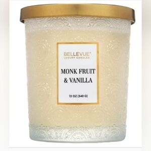 New! Monk Fruit & Vanilla Luxury Candle
